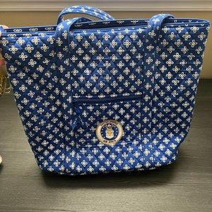 Vera Bradley Air Force pattern tote bag